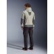 Alpinestars Moblast WP Motorradjacke mit Kapuze grau Sage