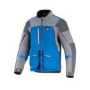Alpinestars Maxdura DS Motorrad-Jacke Laminat blau grau