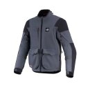 Alpinestars Maxdura DS Motorrad-Jacke Laminat grau schwarz