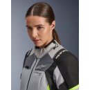 Alpinestars Stella Andes V4 Damen Motorradjacke grau schwarz neongelb