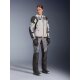 Alpinestars Stella Andes V4 Damen Motorradjacke grau schwarz neongelb