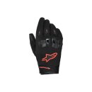 Alpinestars SP X Z Motorrad Kurzhandschuh schwarz neonrot