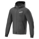 Alpinestars Radium Tech Motorrad-Hoodie schwarz weiß