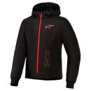 Alpinestars Radium Tech Motorrad-Hoodie schwarz rot