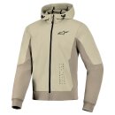 Alpinestars Radium Tech Motorrad-Hoodie Mastic Aluminium