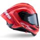 Alpinestars Supertech R10 Arius Carbon-Helm schwarz weiß Double rot