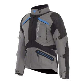 Dainese Gullfoss D-Dry Motorrad-Jacke grau schwarz blau