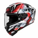 Shoei X-SPR Valion Helm TC-1 rot weiß