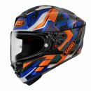 Shoei X-SPR Valion Helm TC-8 orange blau