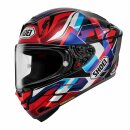 Shoei X-SPR Valion Helm TC-10 rot blau