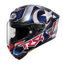 Shoei X-SPR Pro Toprak TC-2 Integralhelm blau silber