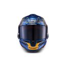 Alpinestars Supertech R10 Marthainator Le Carbon-Helm blau gold