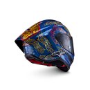 Alpinestars Supertech R10 Marthainator Le Carbon-Helm blau gold
