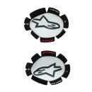 Alpinestars GP Tech Knieschleifer weiß schwarz