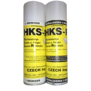 HKS Ketten- und Felgenreiniger + Neutralisierer Set