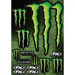 Bse MONSTER III Aufkleber 2014 schwarz grn