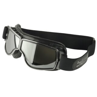 AVIATOR 2 Brille T2 für Brillenträger getönt schwarzes Leder