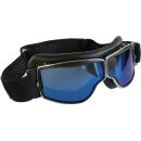 AVIATOR Brille T2 für Brillenträger, Rahmen Gunmetal, blau verspiegelte Gläser