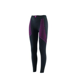 Dainese D-Core Damen Thermo Hose LL schwarz fuchsia