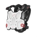 Alpinestars A-1 Roost Guard Brustpanzer weiss schwarz rot