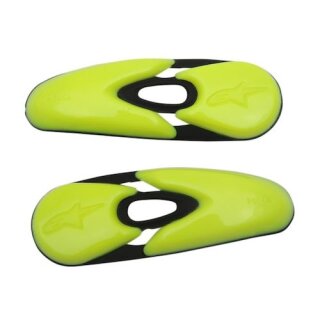 Alpinestars TOE SLIDER Zehenschleifer schwarz neon-gelb