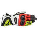 Alpinestars Supertech Sport-Handschuh Schwarz neon-gelb rot S