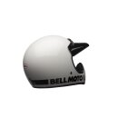 Bell Moto-3 klassischer Crosshelm weiss