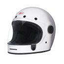 Bell Bullitt klassischer Motorradhelm weiss