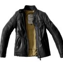 Spidi Rock Lady Motorrad Damen Lederjacke Vintage Custom schwarz