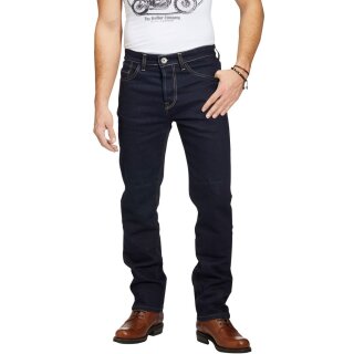 Rokker Rokkertech Raw Straight Motorrad Jeans