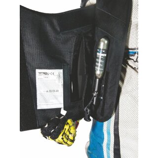 Helite GP-Air 2.0 Racing Airbag Weste schwarz weiss