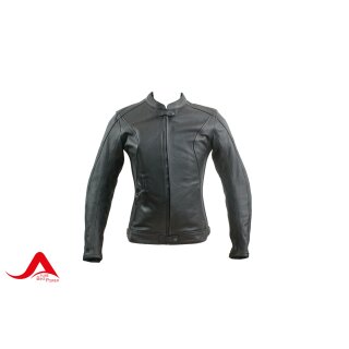 Helite Xena Damen Airbag Lederjacke schwarz