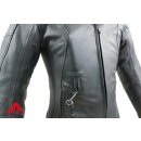 Helite Xena Damen Airbag Lederjacke schwarz