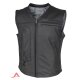 Helite Custom Leder Airbag Weste schwarz