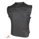 Helite Custom Leder Airbag Weste schwarz