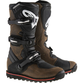 Alpinestars Tech T Trial-Stiefel braun oiled