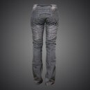 4SR Star Grey Motorrad Damen-Jeans grau