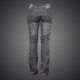 4SR Star Grey Motorrad Damen-Jeans grau