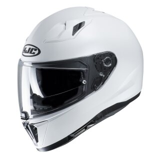 HJC i70 Helm Einfarbig Pearl White perlweiss