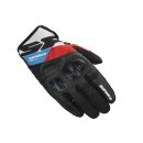 Spidi Flash-R Evo Handschuh rot hellblau schwarz