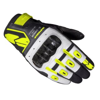 Spidi G-Carbon Handschuh schwarz neongelb weiss