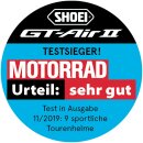 Shoei GT-Air II Helm Einfarbig Matt Black mattschwarz