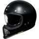 Shoei EX-Zero Retro-Helm Einfarbig Black schwarz