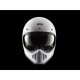 Shoei EX-Zero Retro-Helm Einfarbig Off White weiss