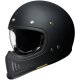 Shoei EX-Zero Retro-Helm Einfarbig Matt Black mattschwarz