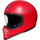 Shoei EX-Zero Retro-Helm Einfarbig Shine Red rot
