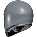 Shoei EX-Zero Retro-Helm Einfarbig Basalt Grey grau