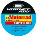 Shoei Hornet ADV Helm Einfarbig Black schwarz