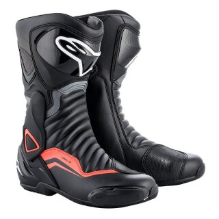 Alpinestars SMX-6 V2 Sport Stiefel schwarz grau neon rot