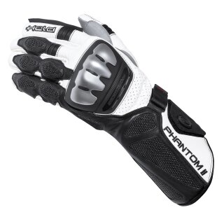 Held Phantom II Motorrad-Handschuh schwarz weiss